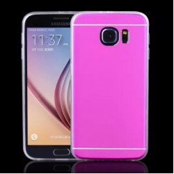 Galaxy S7 Slim Aluminum Hybrid Case (Hot Pink)